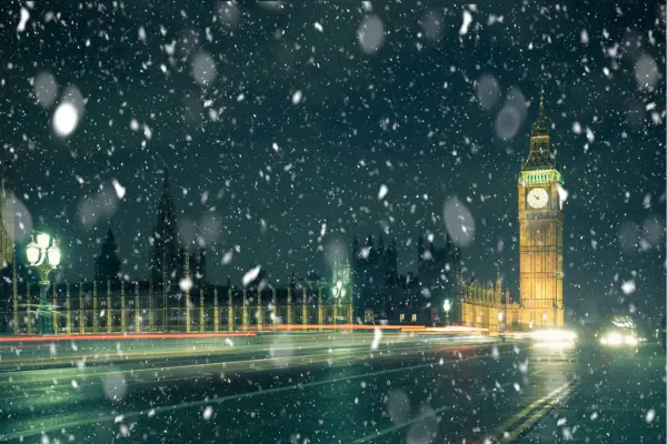Sonhar que Chega em Londres Voando em Um Dia Chuvoso